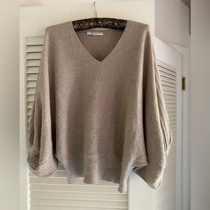 V neck, dolman sleeve sweater.  Size L.  Never worn.